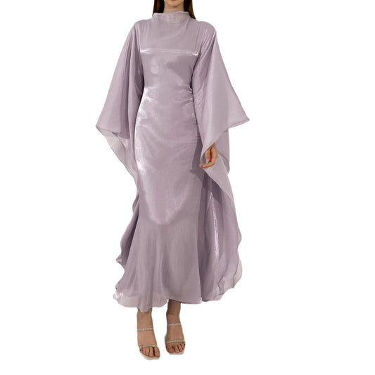 Middle Eastern Arab Abaya Women's Long Dress Dubai Kaftan Loose Turkish Dress